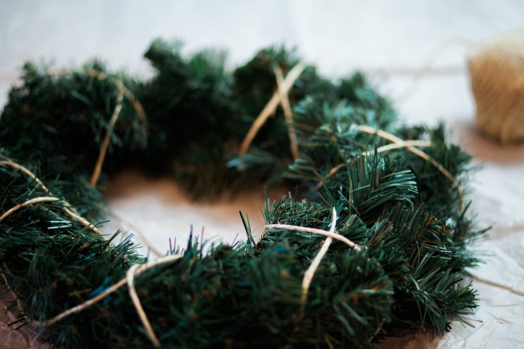 holiday, DIY, up-cycle , wreath