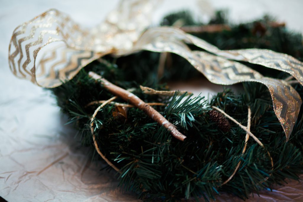 holiday, DIY, up-cycle , wreath